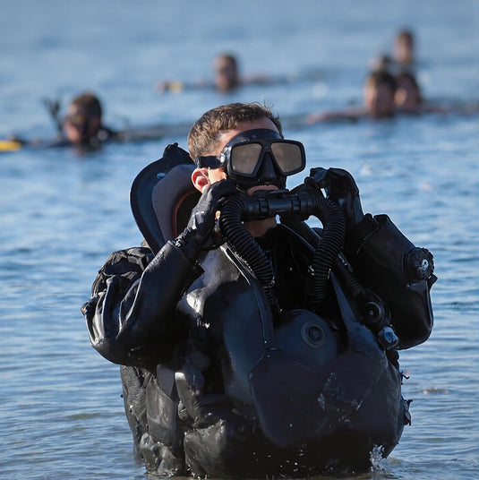 Ataclete - Ataclete Low-Volume BUDS Twin Lens Dive Mask & Snorkel Combo