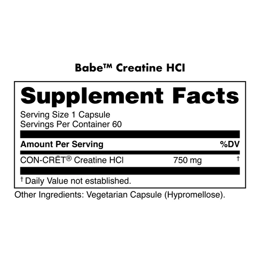 Babe - Creatine HCl Capsules