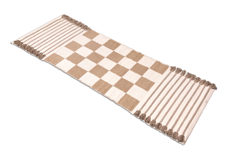 Load image into Gallery viewer, Bennd Yoga - Checkmate Ayurvedic Yoga Mat (Flat Weave)
