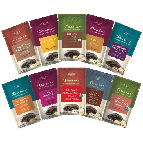 Teeccino - Best Selling Herbal Coffees Sampler