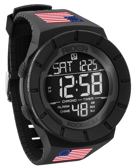 Rockwell Time - Coliseum Fit™ Betsy Ross Edition (Phantom Black) Watch