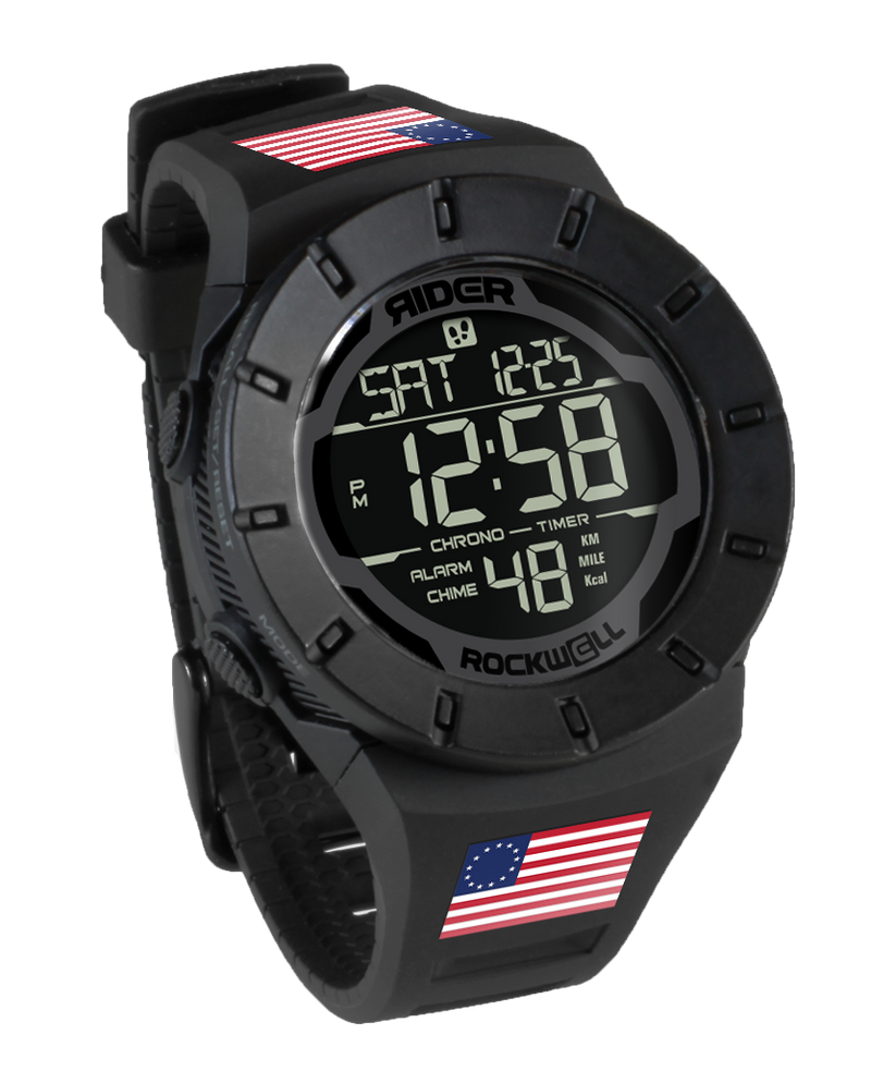 Load image into Gallery viewer, Rockwell Time - Coliseum Fit™ Forum - Betsy Ross Edition (Phantom Black) Watch
