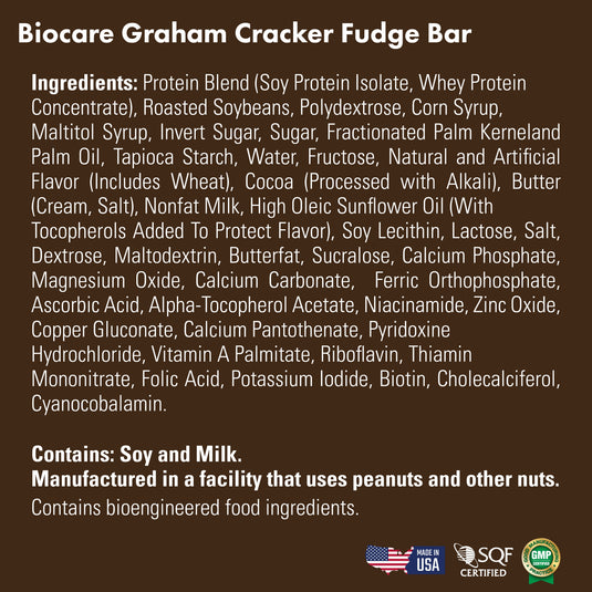 Biocare - 15G Protein Graham Cracker Fudge Bar