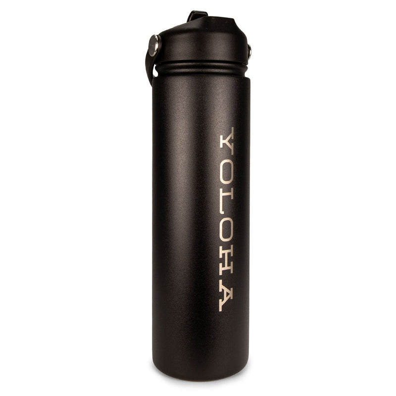 Load image into Gallery viewer, Yoloha Yoga - Black Bottle 25oz
