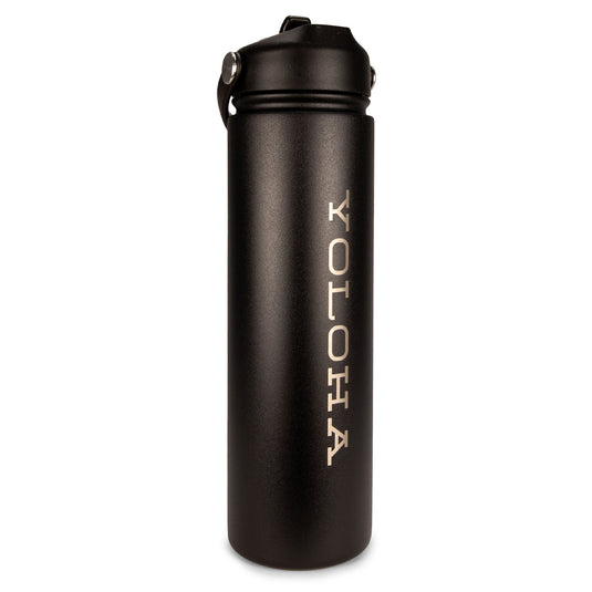 Yoloha Yoga - Black Bottle 25oz
