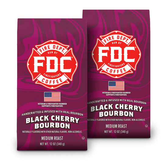 Fire Department Coffee - Black Cherry Bourbon Infused Coffee