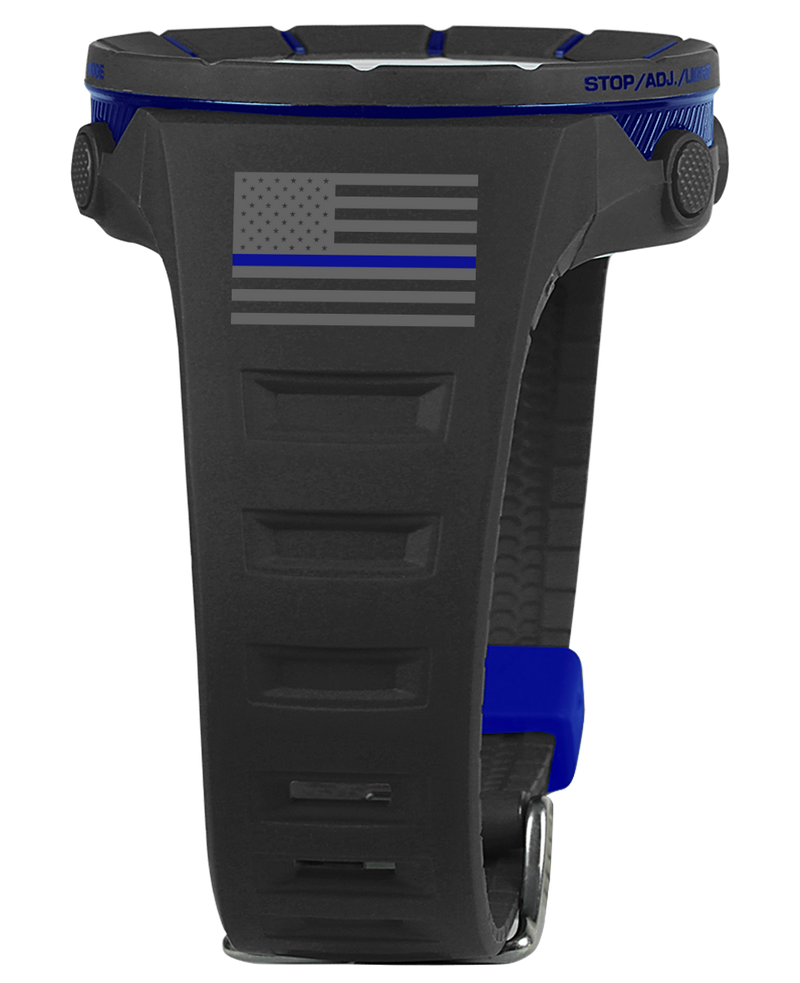 Load image into Gallery viewer, Rockwell Time - Coliseum Fit™ Police - Freedom Edition (Black/Blue) Watch
