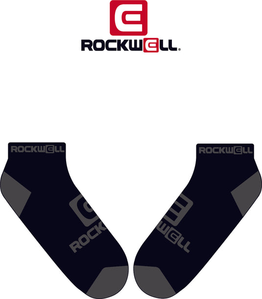 Rockwell Time - Ankle Socks - Phantom Rockwell