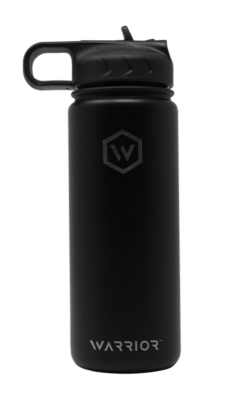 Load image into Gallery viewer, Rockwell Time - Rockwell Warrior Flask - Double Walled - Stainless Steel Flask - (BLACK)
