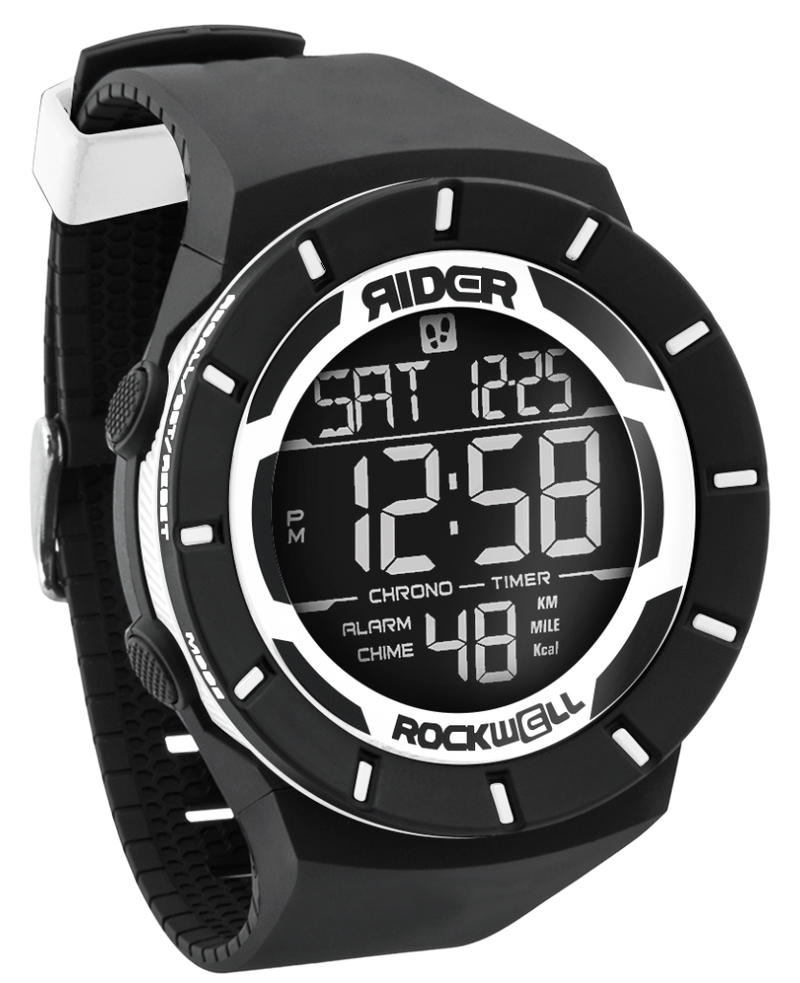 Load image into Gallery viewer, Rockwell Time - Coliseum Fit™ (Black/White) Watch
