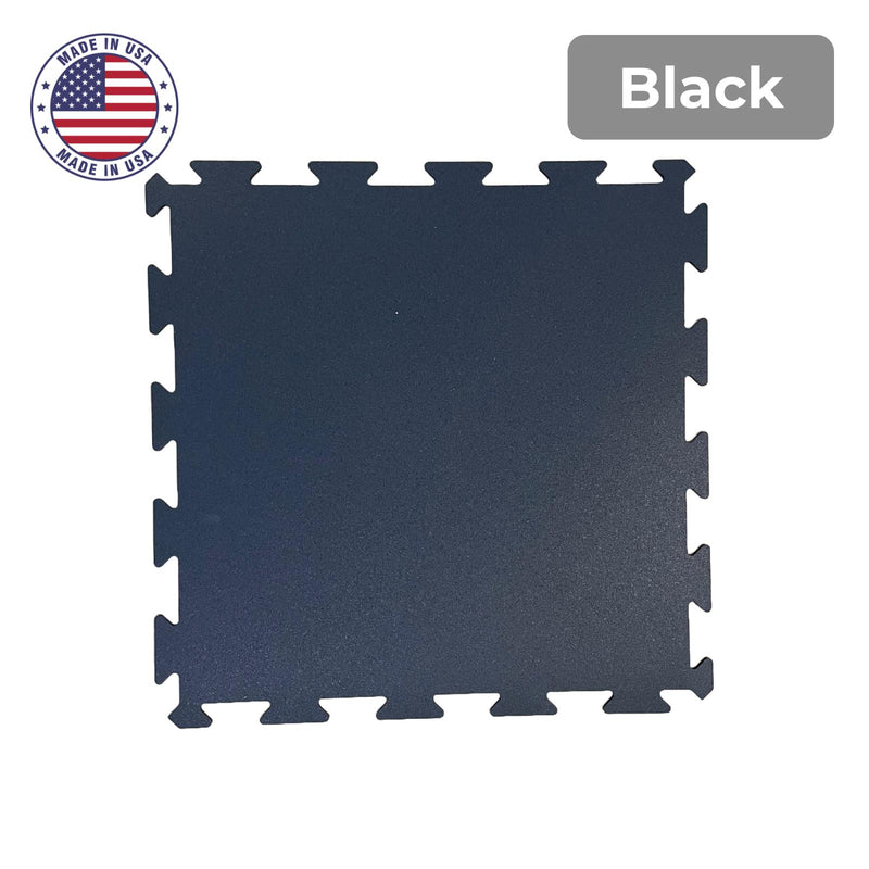 Load image into Gallery viewer, Black rubber flooring swatch