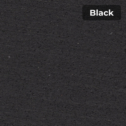 Black rubber flooring swatch