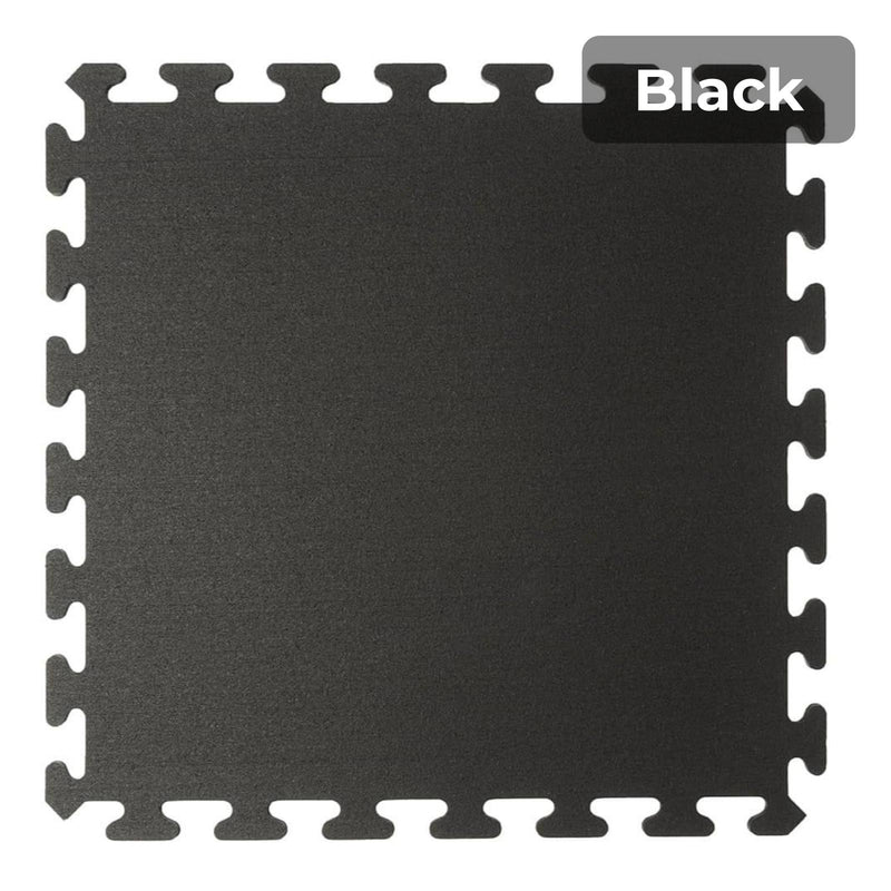 Load image into Gallery viewer, Black rubber flooring swatch
