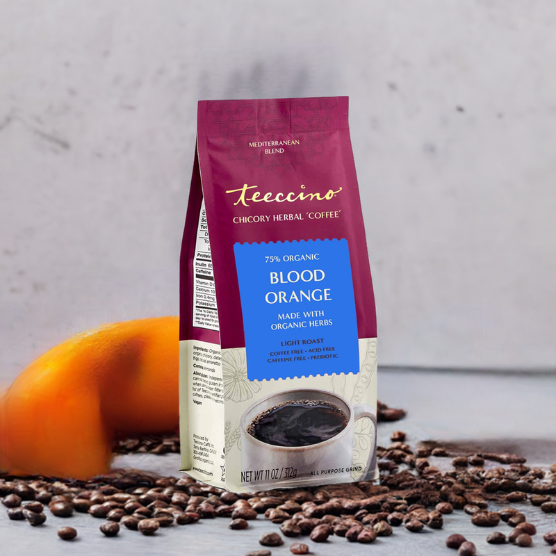 Load image into Gallery viewer, Teeccino - Blood Orange Chicory Herbal Coffee
