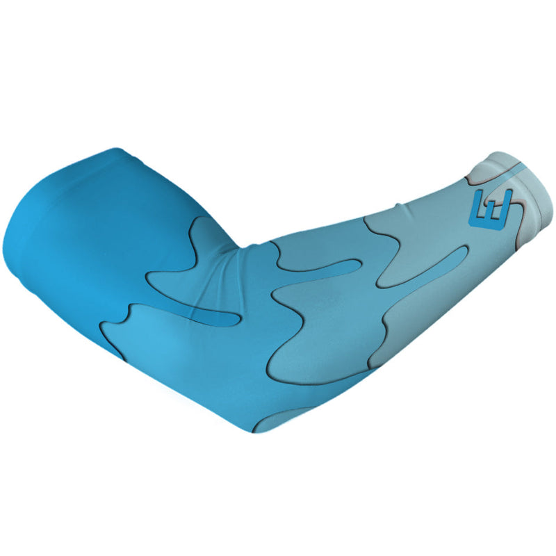 Load image into Gallery viewer, Elite Athletic Gear - Blue Drippy Arm Sleeve
