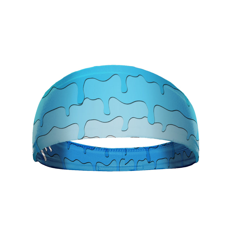 Load image into Gallery viewer, Elite Athletic Gear - Blue Drippy Headband
