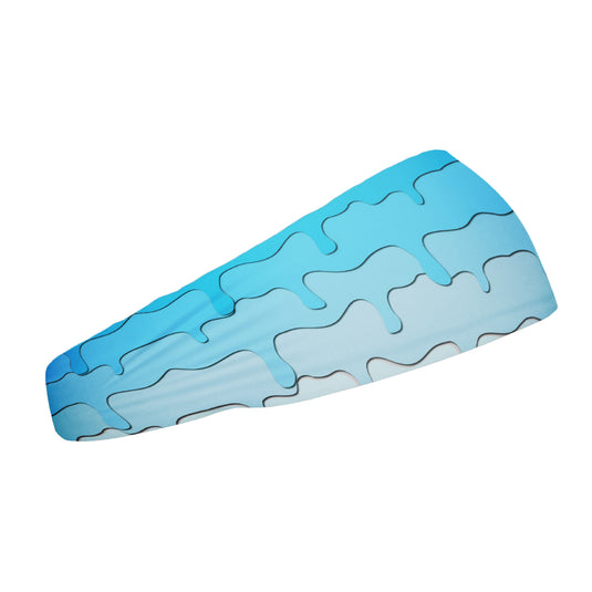 Elite Athletic Gear - Blue Drippy Headband