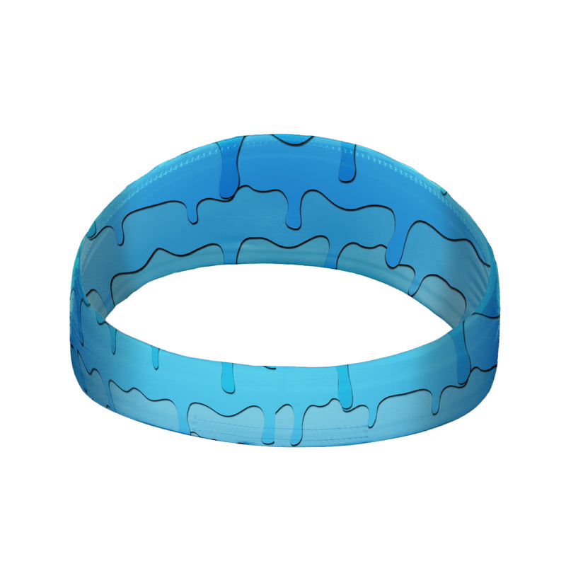 Load image into Gallery viewer, Elite Athletic Gear - Blue Drippy Headband
