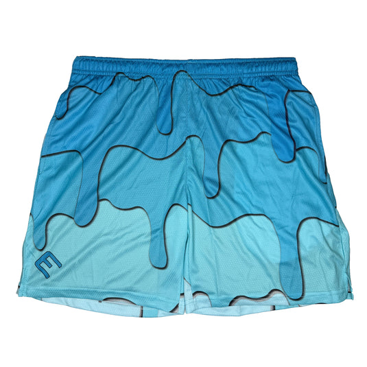Elite Athletic Gear - Blue Drippy Shorts