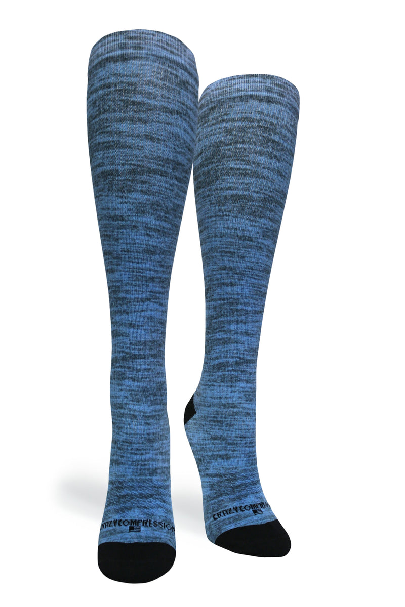 Load image into Gallery viewer, Crazy Compression - Blue Heather - (Standard &amp; Extra Wide)

