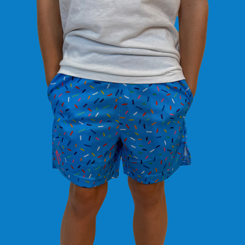 Load image into Gallery viewer, Elite Athletic Gear - Blue Sprinkles Shorts
