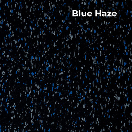 Blue Haze rubber flooring swatch