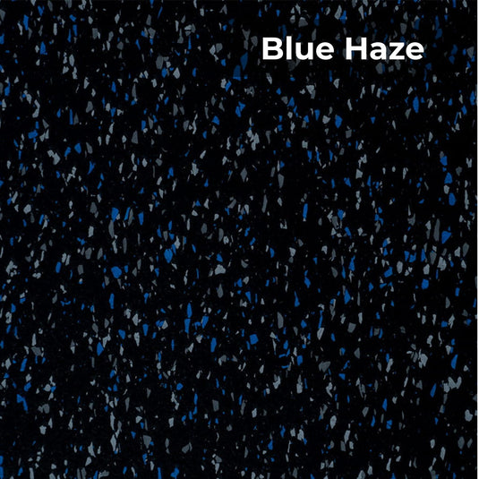 Blue Haze rubber flooring swatch