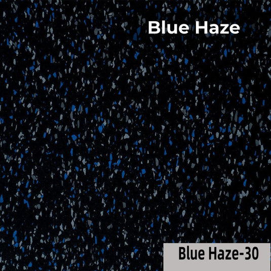 Blue Haze rubber flooring swatch