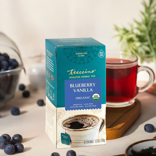 Teeccino - Dandelion Blueberry Vanilla Roasted Herbal Tea