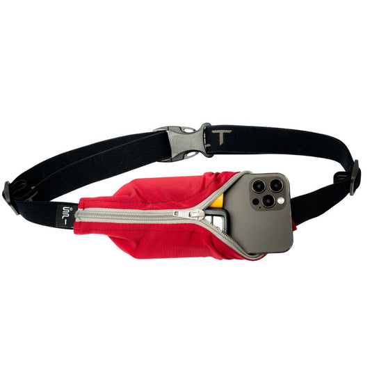 SPIbelt - The Original Running Belt - Bonfire with Titanium Zipper