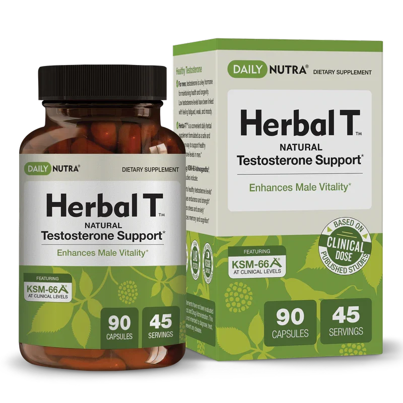 Load image into Gallery viewer, Wild Foods - Daily Nutra Best Sellers - Herbal T Natural Testosterone Booster (90 ct)
