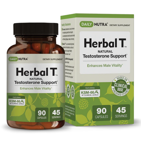 Wild Foods - Daily Nutra Best Sellers - Herbal T Natural Testosterone Booster (90 ct)