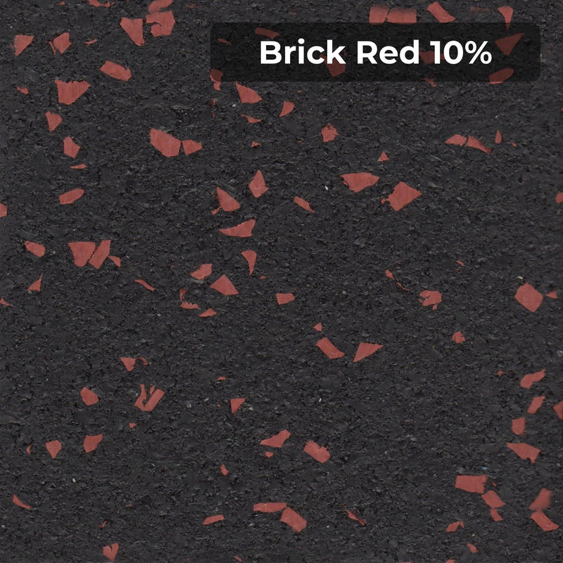 Load image into Gallery viewer, Brick Red 10% rubber flooring swatch