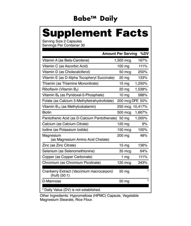 Load image into Gallery viewer, Bucked Up - Babe Daily Multivitamin for Women
