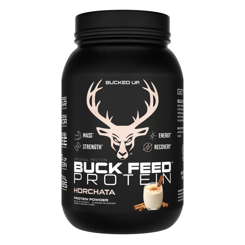 Load image into Gallery viewer, Bucked-Up-Buck-Feed-Original-Protein-Horchata
