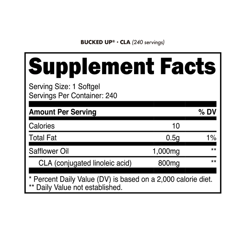 Load image into Gallery viewer, Bucked-Up-CLA-Nutrition
