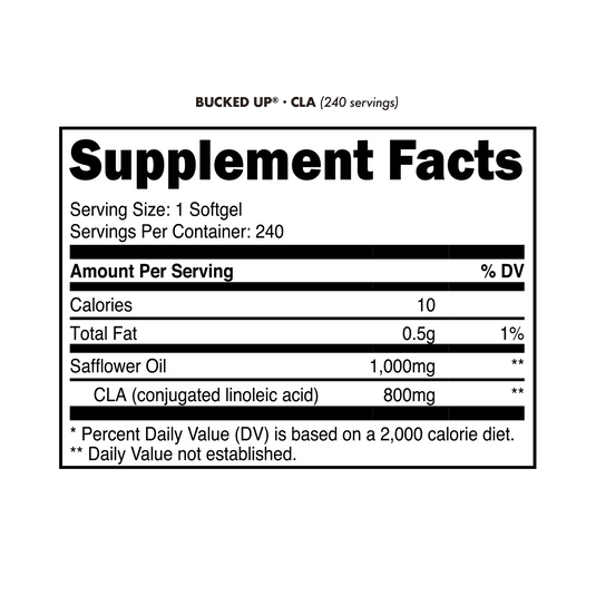 Bucked-Up-CLA-Nutrition