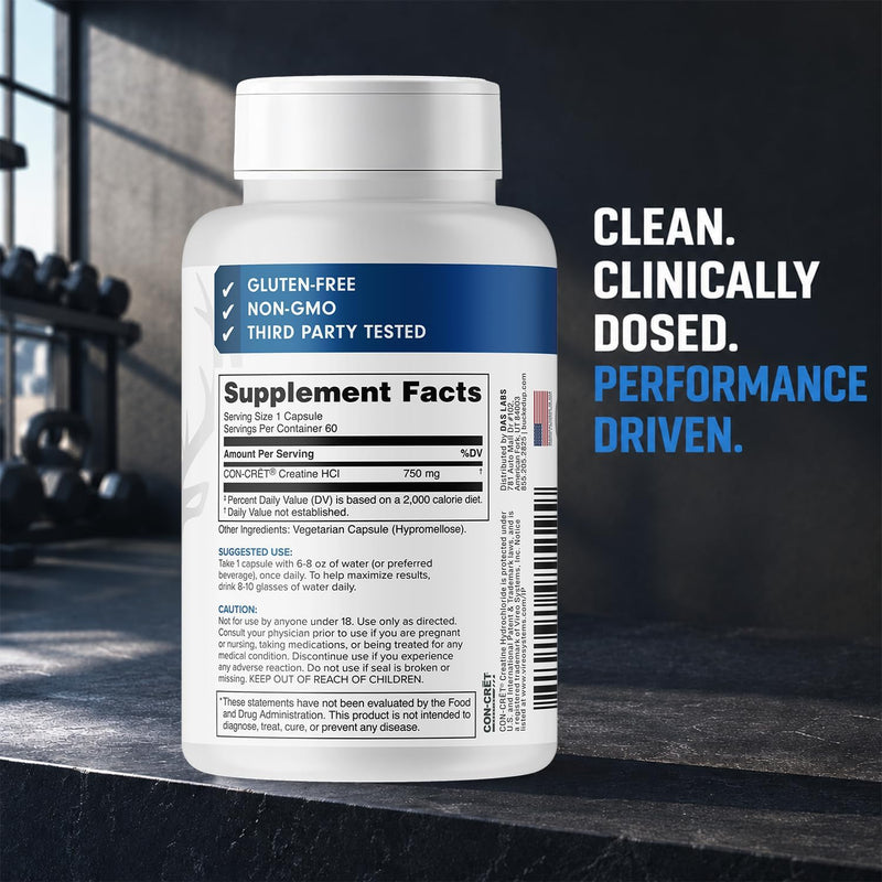 Load image into Gallery viewer, Bucked Up - Creatine HCl (CON-CRĒT) Capsules - Benefits
