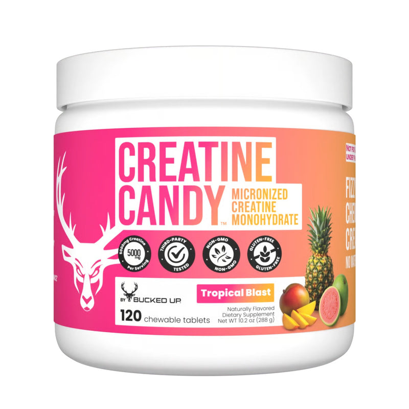 Load image into Gallery viewer, Bucked Up - Creatine Candy - Tropical Blast
