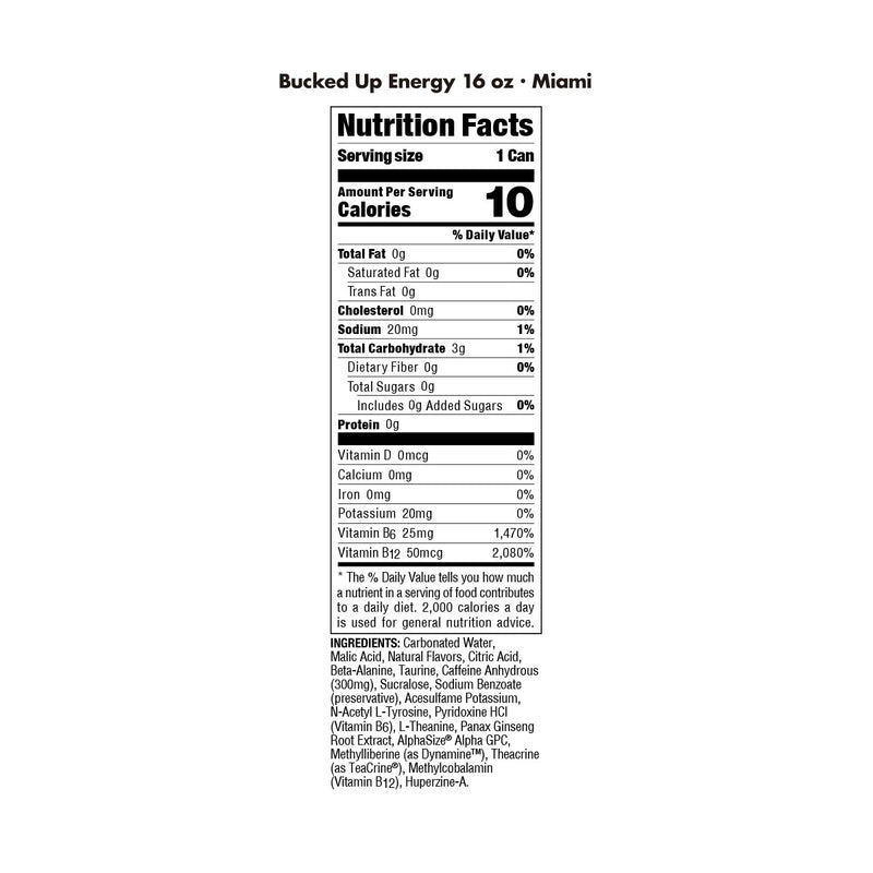 Load image into Gallery viewer, Bucked-Up-Enegy-Nutrtiion
