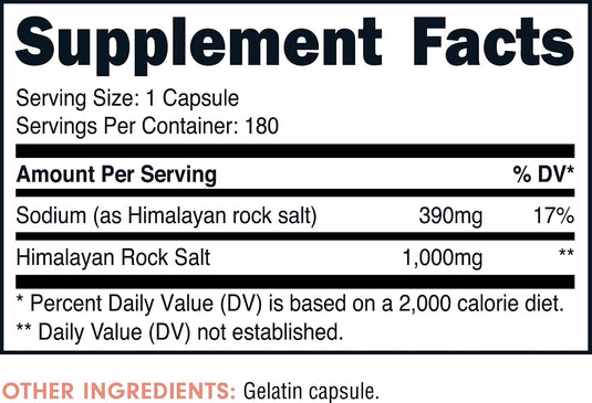 Bucked Up - Himalayan Salt - Nutrition