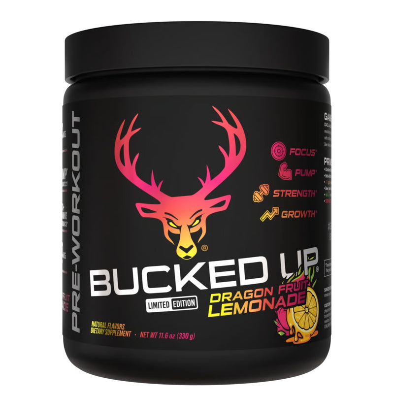 Load image into Gallery viewer, Bucked-Up-Pre-Workout-Dragon-Fruit-Lemonade
