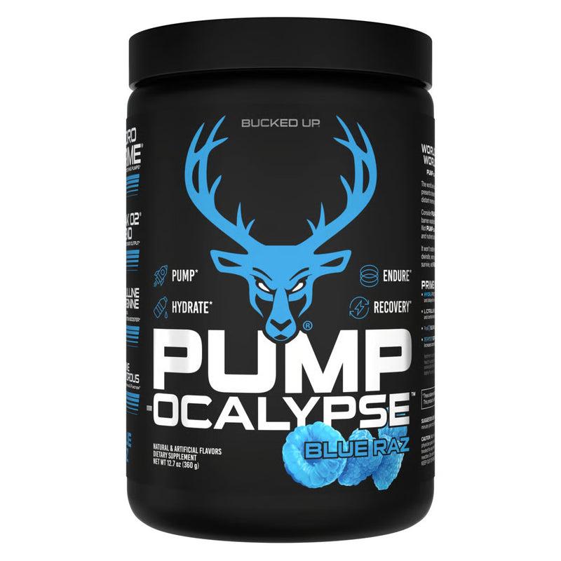 Load image into Gallery viewer, Bucked-Up-Pumpocalypse-PreWorkout-BlueRaz
