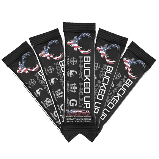 Bucked Up - Pre-Workout Stick Packs - Rocket Pop