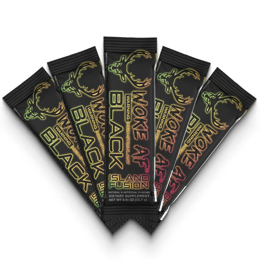 Bucked Up - WOKE AF BLACK Stick Packs - Island Fusion