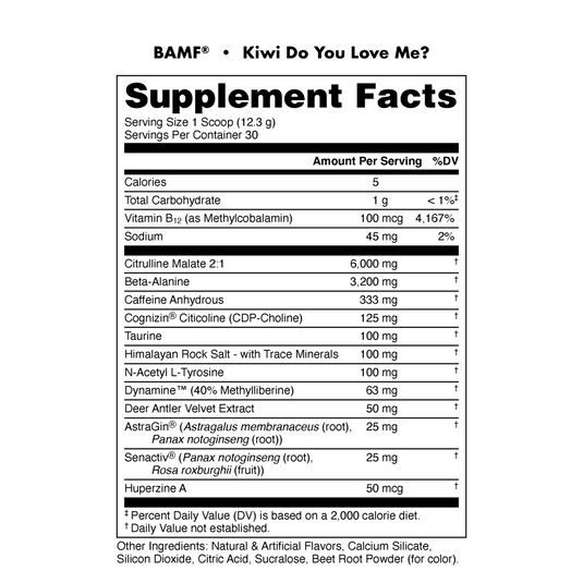 Bucked Up - BAMF - Pre-Workout