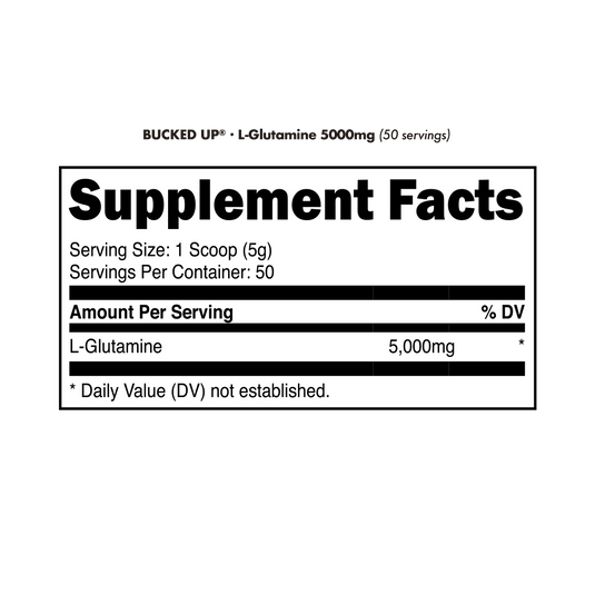 Bucked Up - L-Glutamine Powder