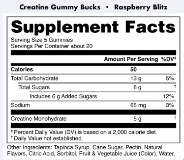 Load image into Gallery viewer, Bucked Up Creatine Gummies - Second angle
