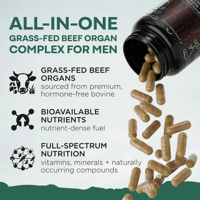 Load image into Gallery viewer, Wild Foods - Bull Blend Beef Organ Complex - Vitamins &amp; Supplements
