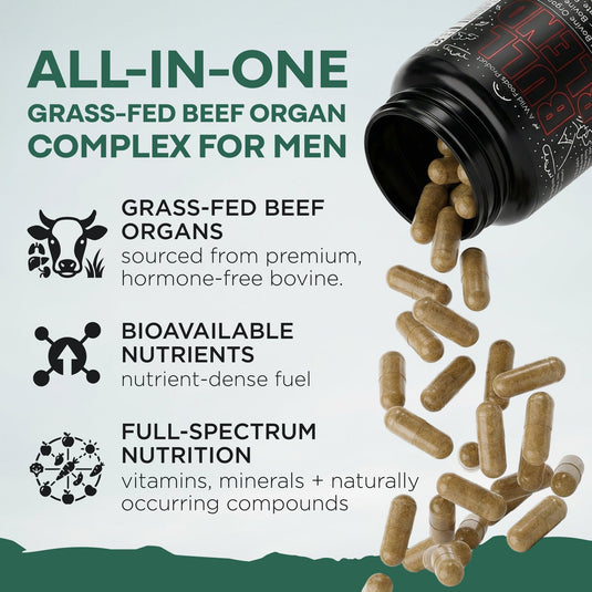 Wild Foods - Bull Blend Beef Organ Complex - Vitamins & Supplements